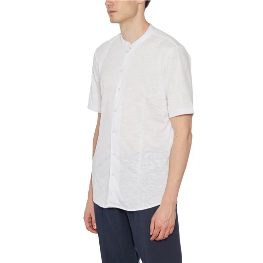 DANIELE ALESSANDRINI CAMICIA IN JERSEY STRETCH Latest fashion