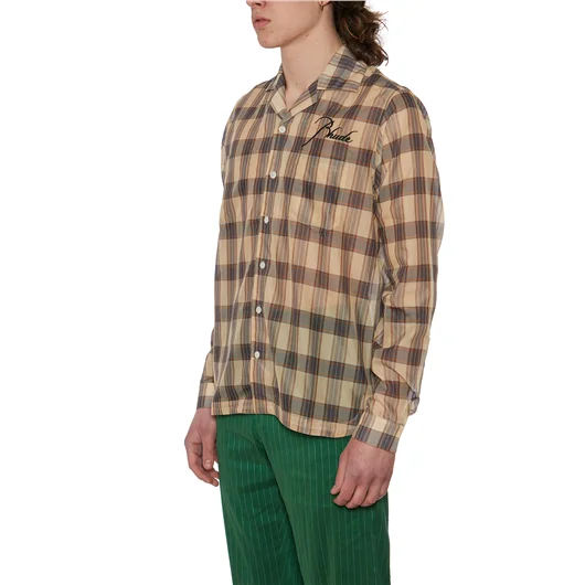 RHUDE CAMICIA LOGO IN MISTO COTONE Comprane uno, ottenene uno gratis
