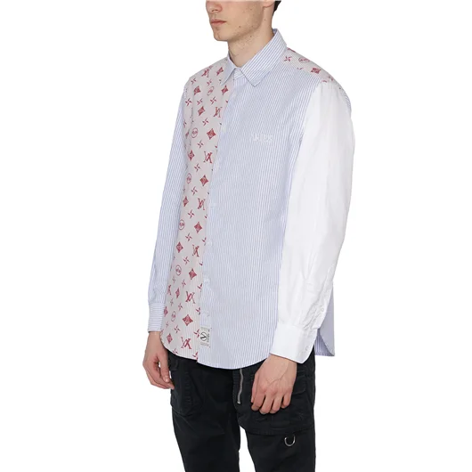 ARIES CAMICIA PATCHWORK IN COTONE Offerte giornaliere