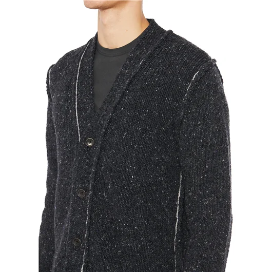DANIELE ALESSANDRINI CARDIGAN IN LANA Promozione temporanea