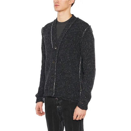 DANIELE ALESSANDRINI CARDIGAN IN LANA Promozione temporanea