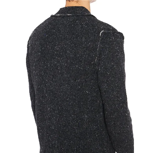 DANIELE ALESSANDRINI CARDIGAN IN LANA Promozione temporanea