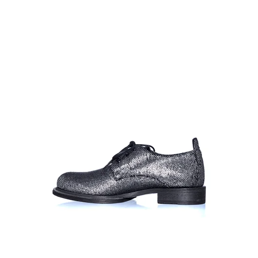 ANN DEMEULEMEESTER DERBY STRINGATA IN ARGENTO Limitato a 3 giorni