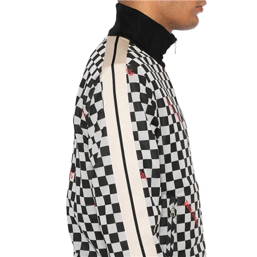 PALM ANGELS FELPA CLASSIC TRACK JQRD DAMIER Black Friday Prezzi