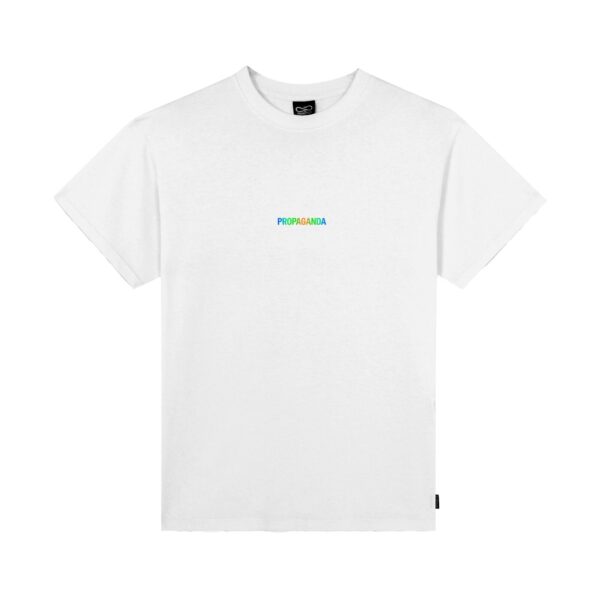Propaganda Ribs Neon T-Shirt – White Officina
