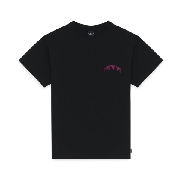 Propaganda Triangle Web T-Shirt – Black Qualità Garantita