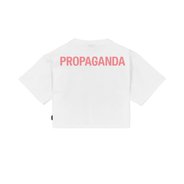 Propaganda Women Logo Croptop Tee – White Fino al 60% di sconto