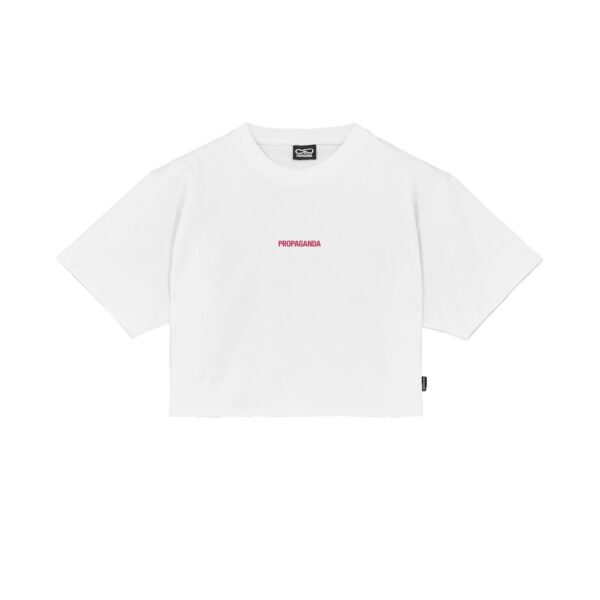 Propaganda Women Ribs Assault Croptop Tee – White Discount Store per i nuovi prodotti