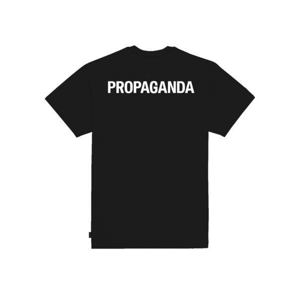 Propaganda Logo Classic Tee – Black Soddisfazione Garantita