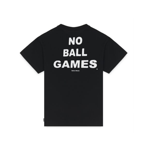 Propaganda Propaganda x Enrico Rassu “No Ball Games” Tee – Black Qualità Garantita