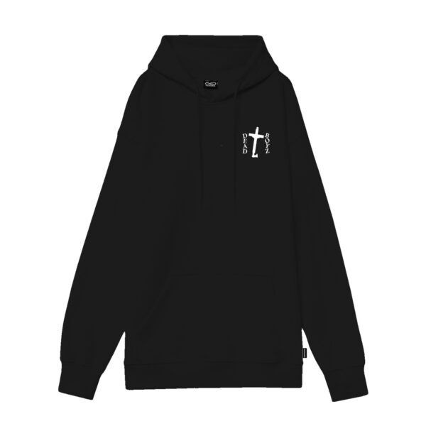 Propaganda Crucifix Hoodie – Black In Saldo