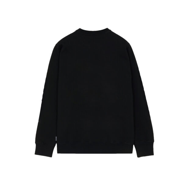 Propaganda Logo Embroidery Crewneck – Black Qualità