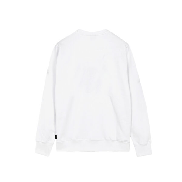Propaganda Logo Embroidery Crewneck – White Vendita