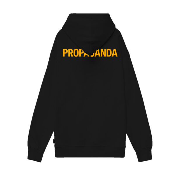 Propaganda Logo Steel Hoodie – Black Offerta