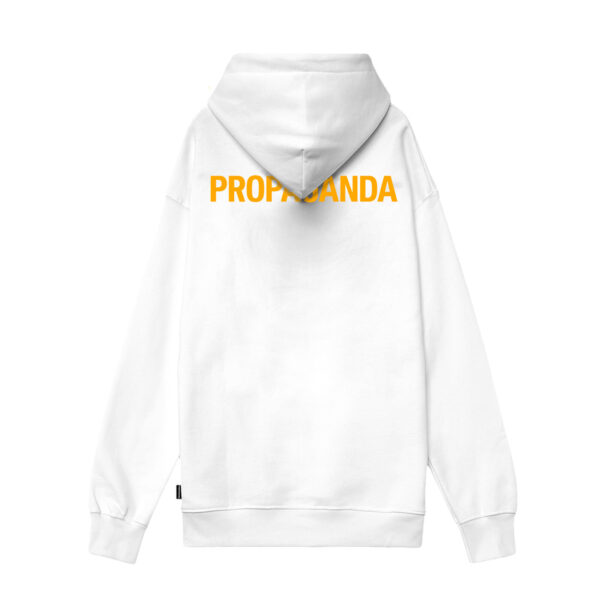 Propaganda Logo Steel Hoodie – White Economico