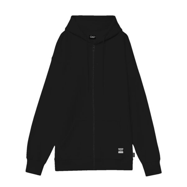 Propaganda Label Classic – Camo Zip Hoodie – Black Hotsell