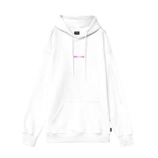Propaganda Ribs Gradient Hoodie – White Offerta esclusiva