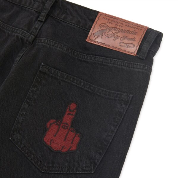 Propaganda Denim Baseball Pants – Black 50% di sconto per tempo limitato