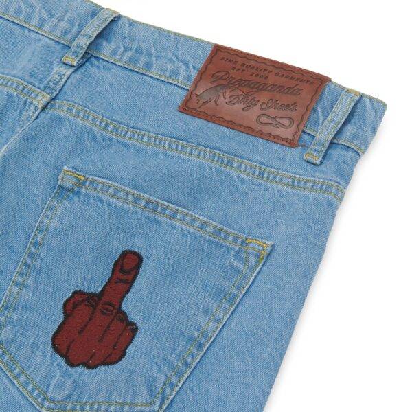 Propaganda Denim Baseball Shorts – Blue Sconti questo mese