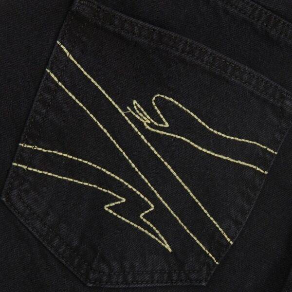 Propaganda Denim Baseball Shorts – Black 2025