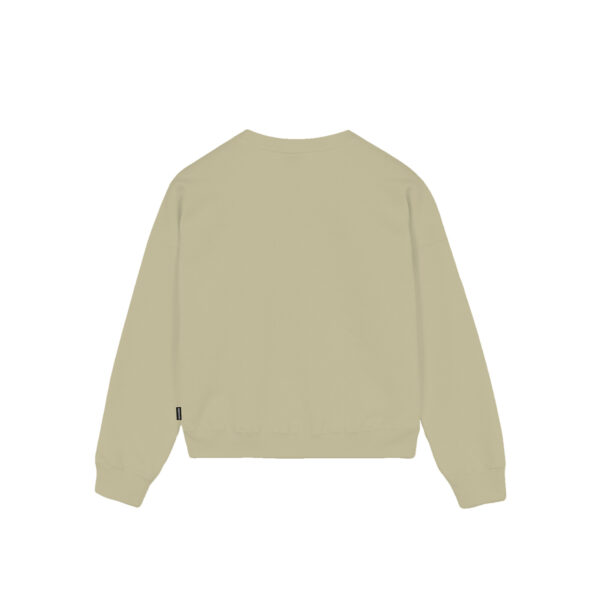 Propaganda Logo Embrodery Woman Crewneck – Gravel Presa