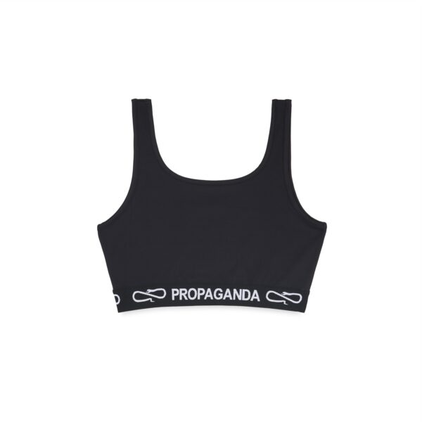Propaganda Logo Woman Crop Top Vest – Black Online