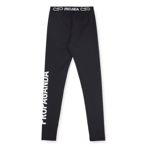 Propaganda Logo Woman Leggings – Black Outlet