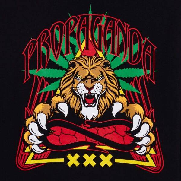 Propaganda Triangle Lion Hoodie – Black Vendite stagionali