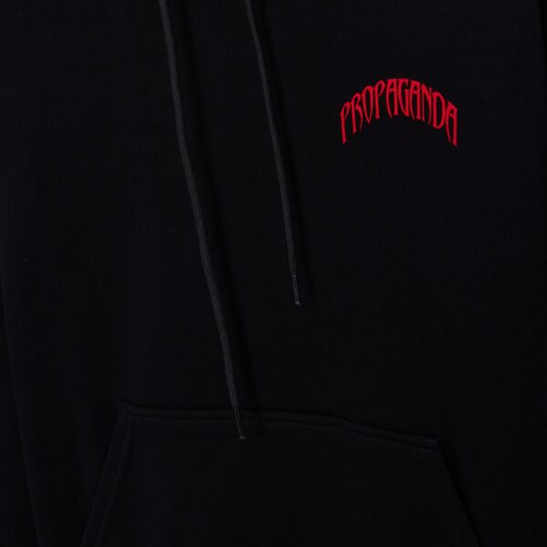 Propaganda Triangle Lion Hoodie – Black Vendite stagionali