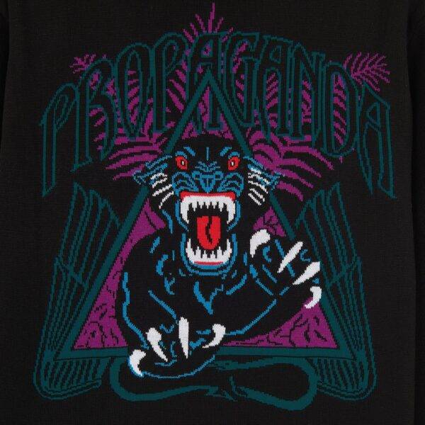Propaganda Panther Sweater – Black Fino al 65% di sconto
