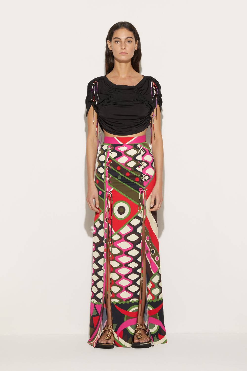 Pucci Gonna lunga con stampa Vivara Offerta Anniversario