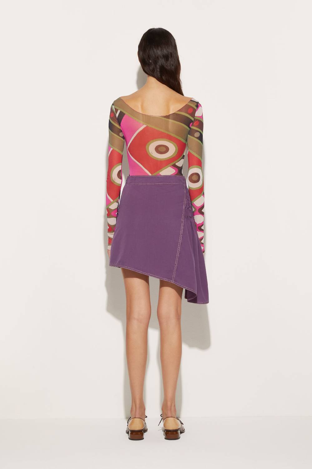 Pucci Minigonna con arricciature e finiture Vivara Latest fashion