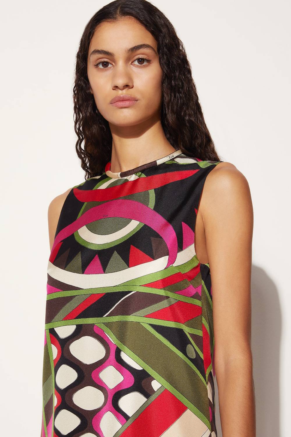 Pucci Mini abito in seta con stampa Vivara Offerta temporanea