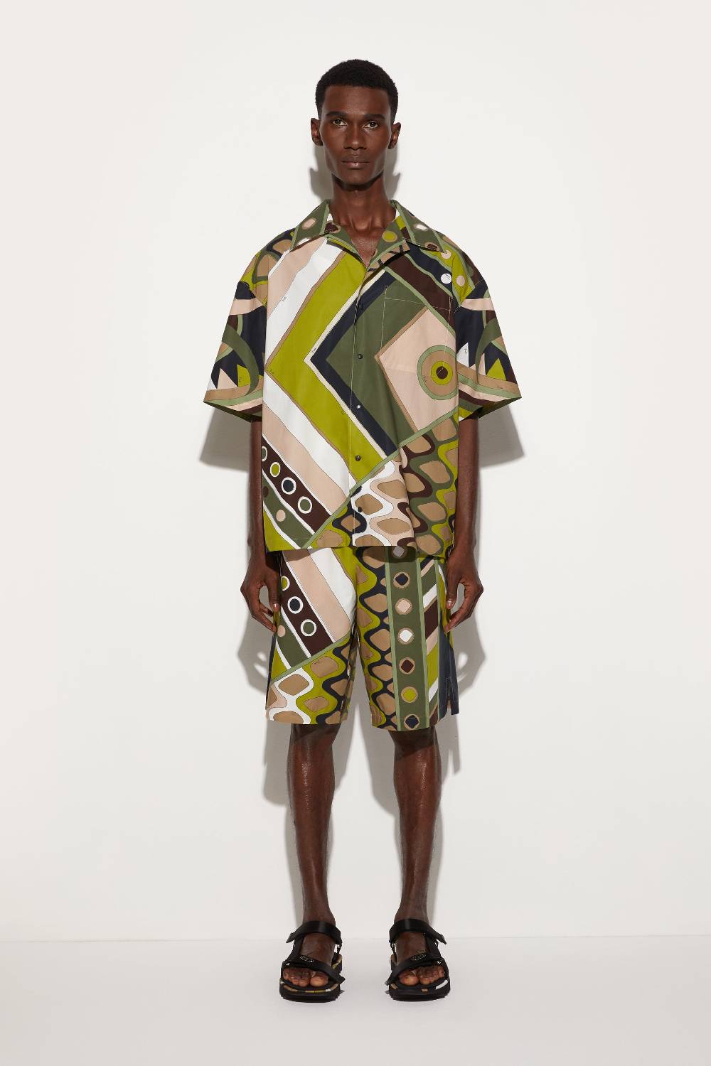 Pucci Camicia da bowling con stampa Vivara Grandi sconti