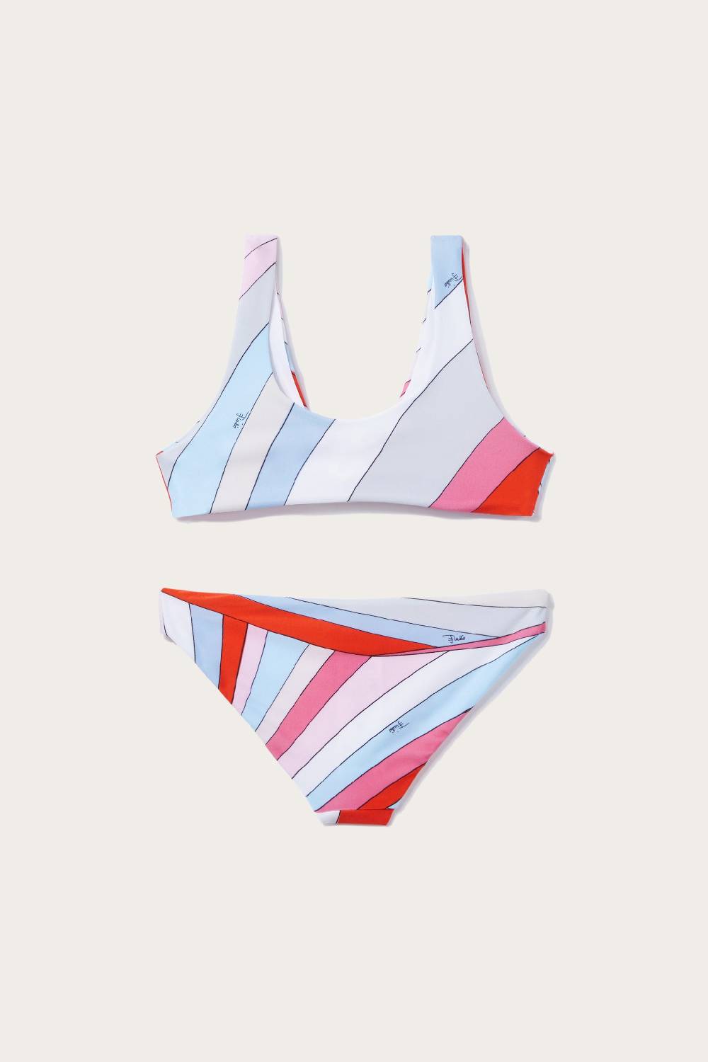 Pucci Bikini con stampa Iride Ritorno libero