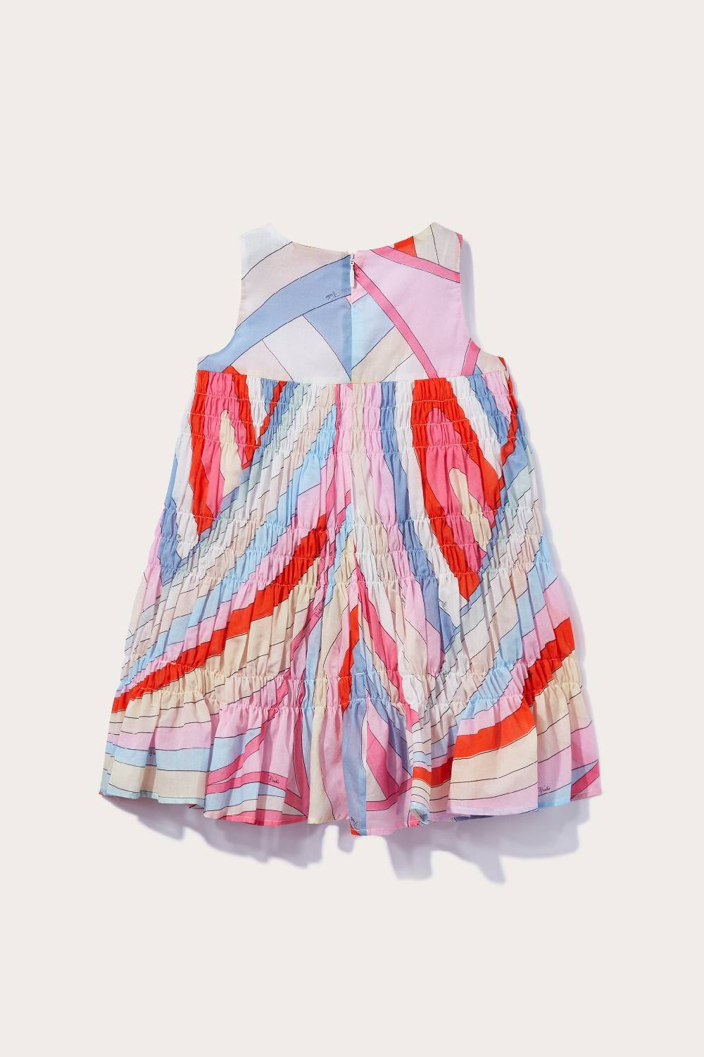Pucci Abito a punto smock con stampa Iride Rilascio limitato