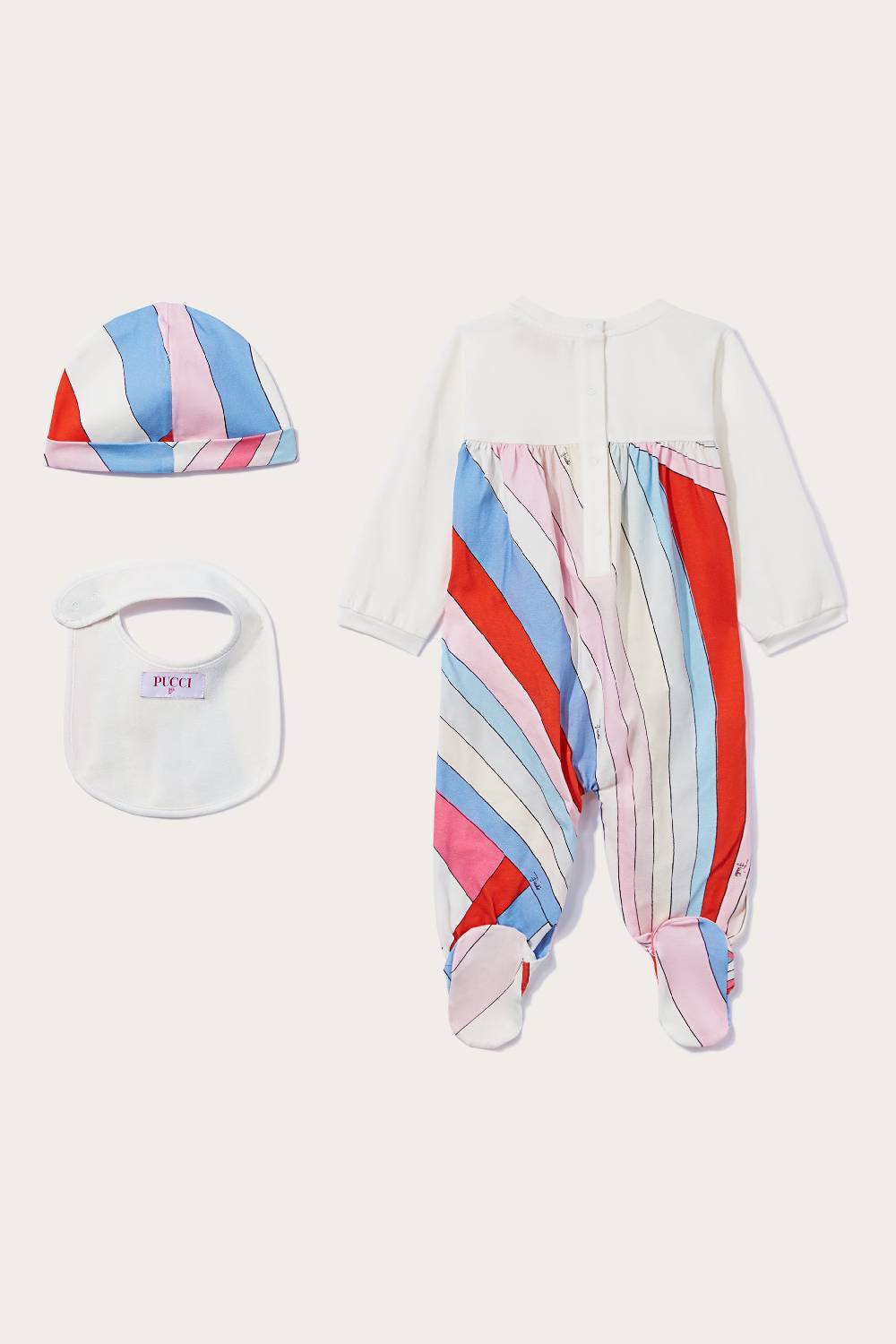 Pucci Completo neonato con stampa Iride Ultimo giorno
