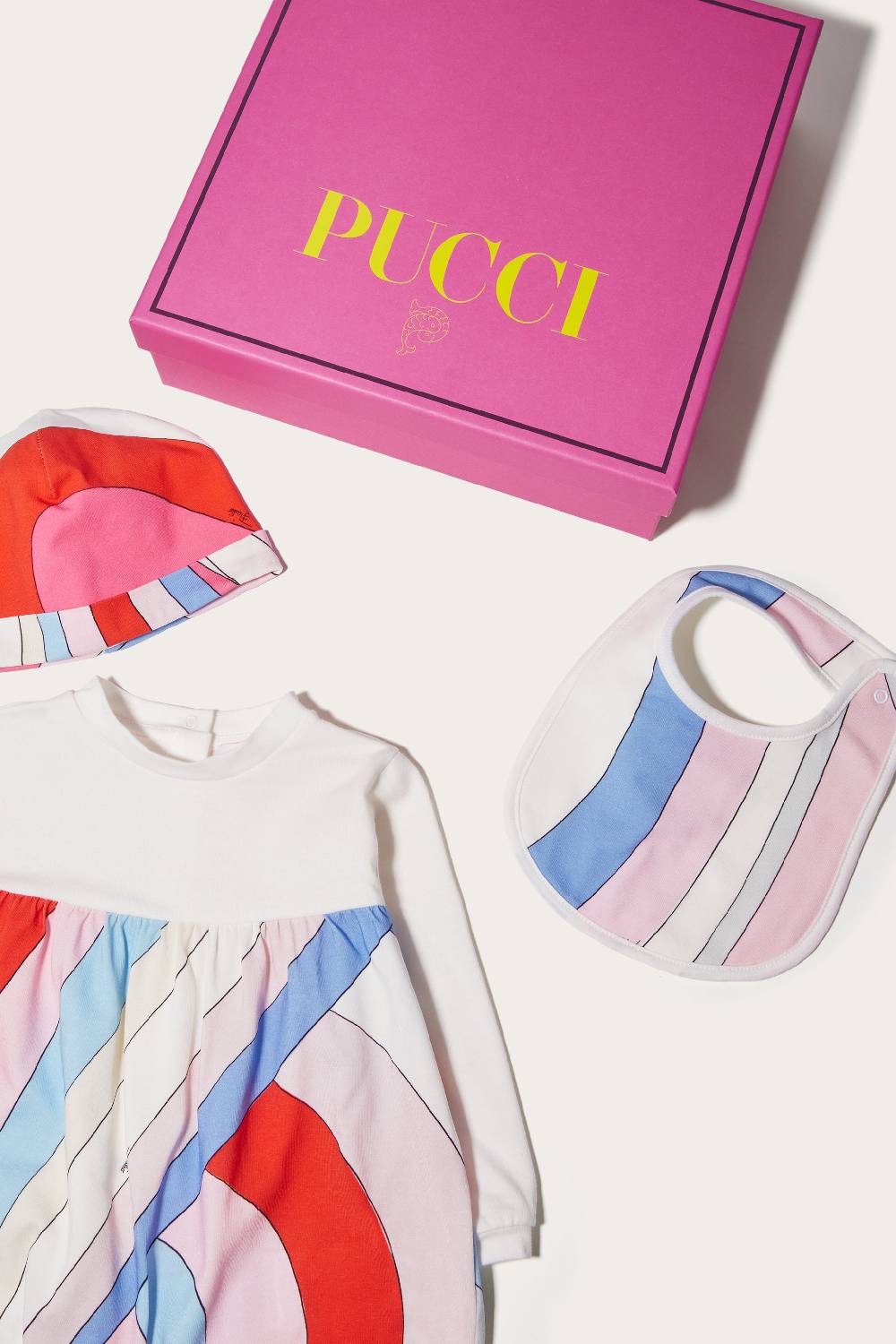 Pucci Completo neonato con stampa Iride Ultimo giorno