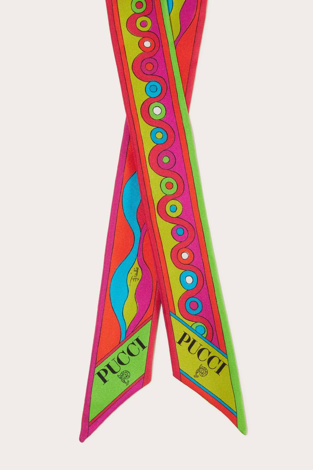 Pucci Foulard in seta con stampa Iride Fino al 65% di sconto