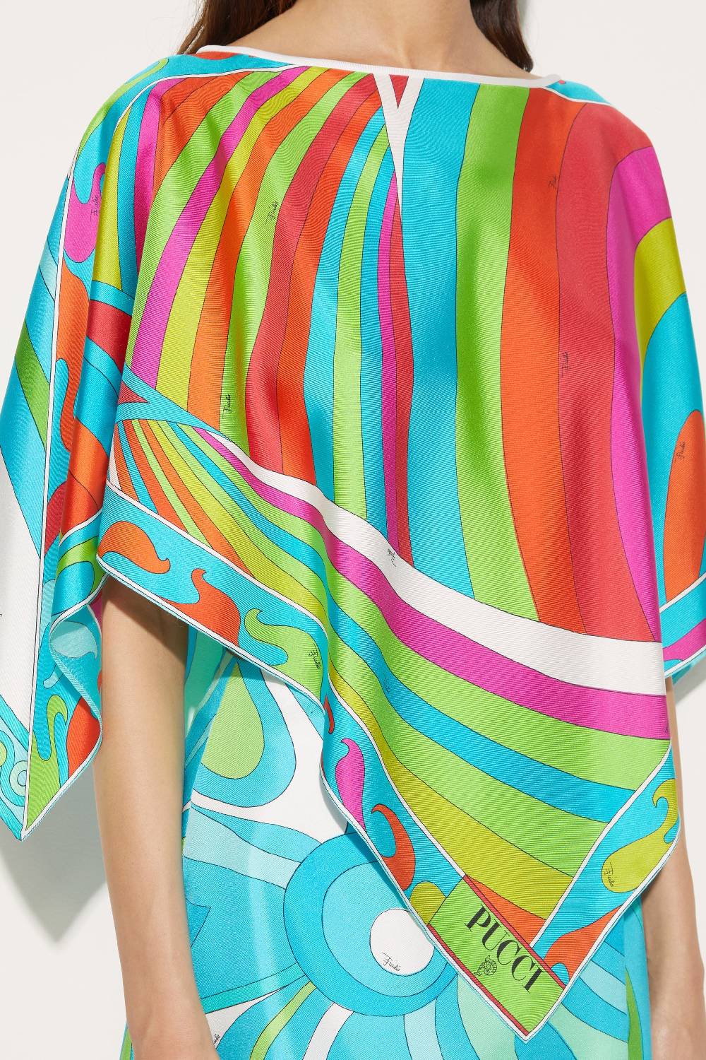 Pucci Top in seta con stampa Iride Only for today