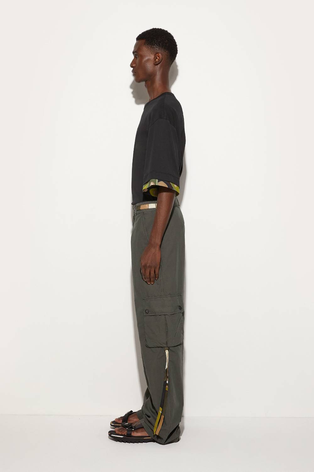 Pucci Pantaloni cargo toile di cotone Qualità Garantita