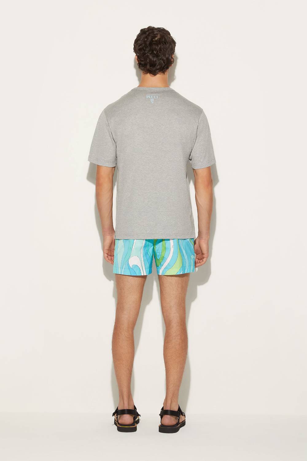 Pucci T-shirt con stampa Marmo Consegna Veloce