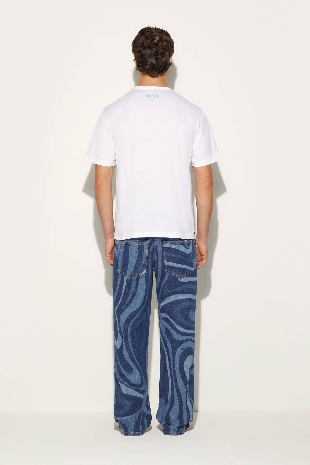 Pucci T-shirt con inserto Marmo Vendite stagionali