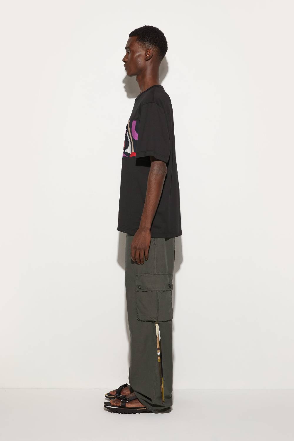 Pucci T-shirt con inserto Marmo Offerta Pasqua