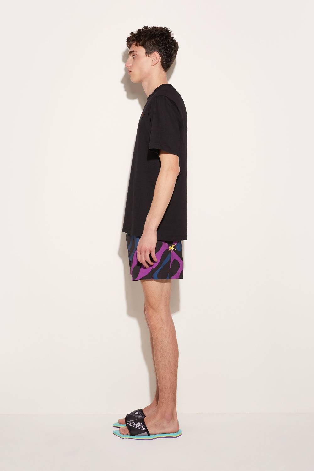 Pucci T-shirt con logo Pesci Smaltimento dello stoccaggio