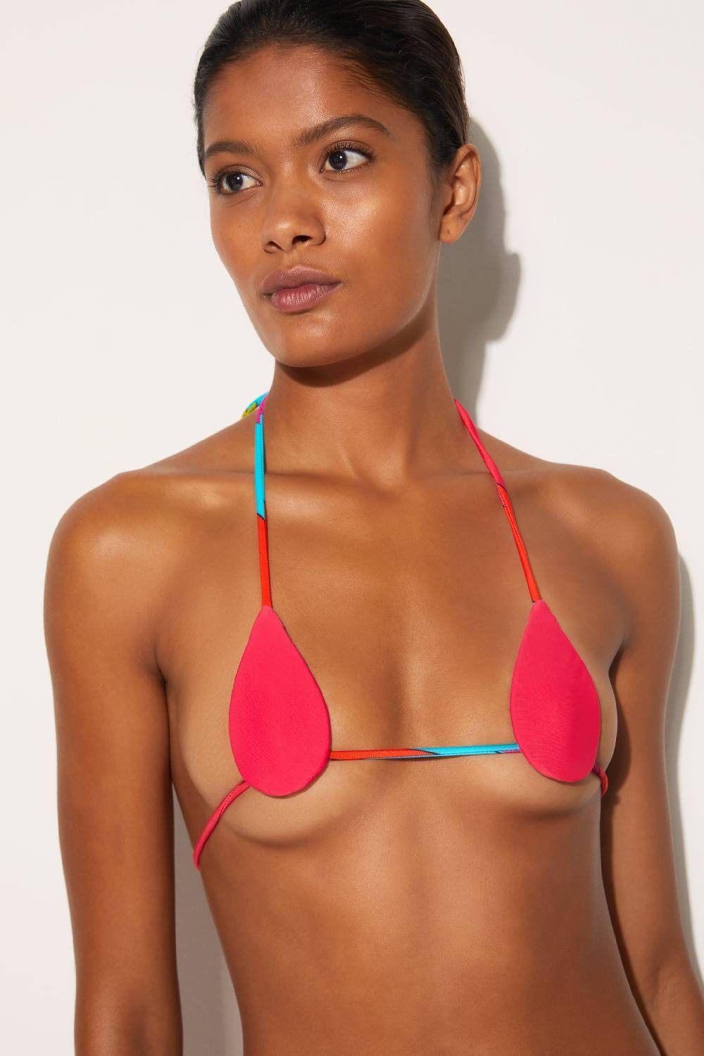 Pucci Top bikini con finiture Iride Liquidazione