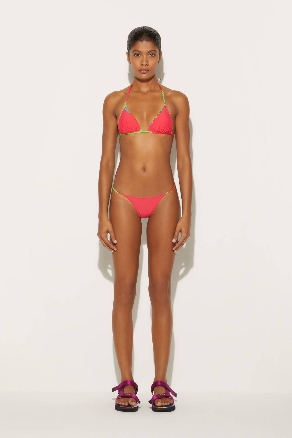 Pucci Slip bikini con finiture Iride Comprane uno, ottenene uno gratis