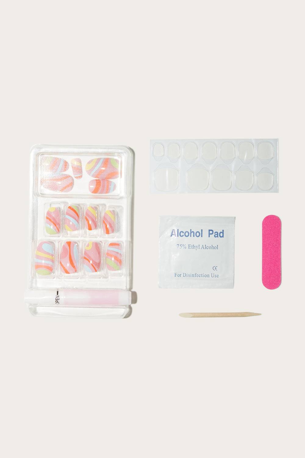 Pucci Set unghie finte con stampa Marmo Offerte speciali