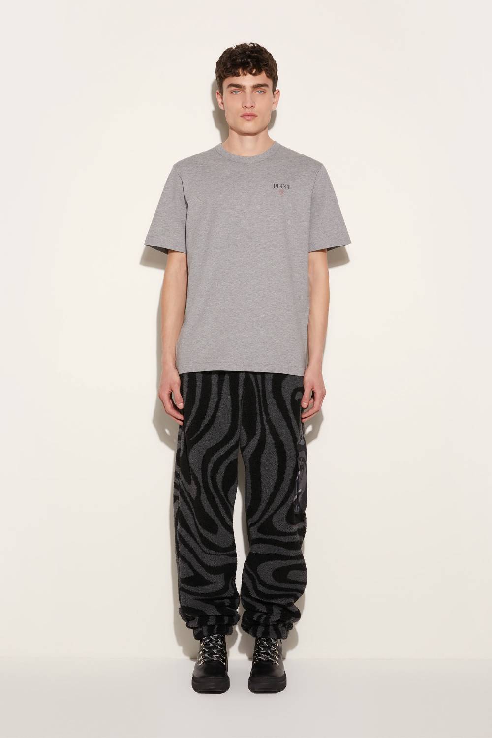 Pucci T-shirt con logo Pesci Ultimo giorno