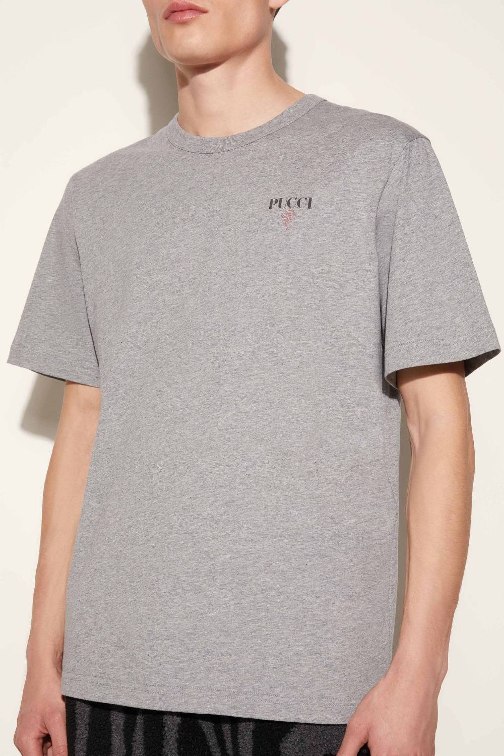 Pucci T-shirt con logo Pesci Ultimo giorno